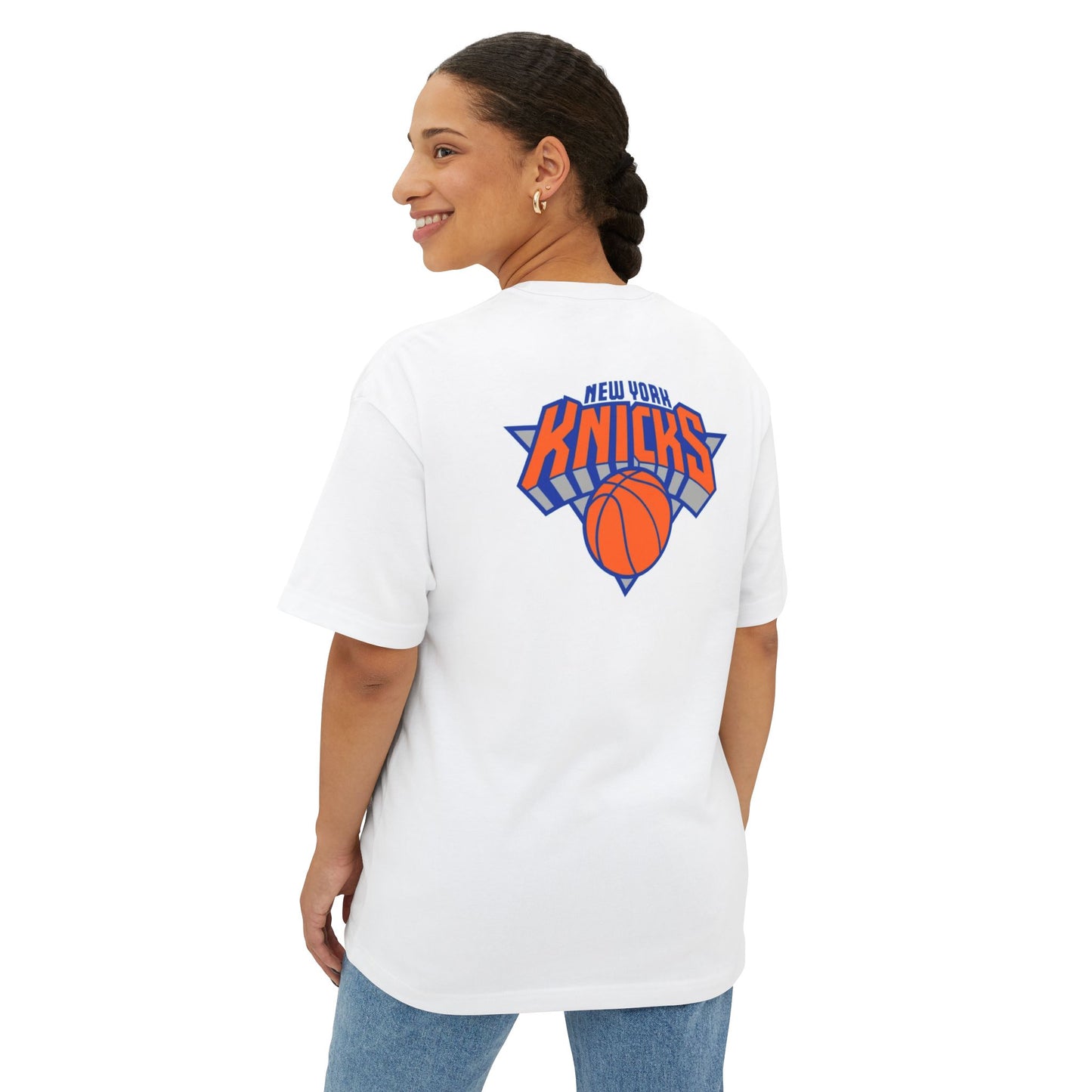Knicks Logo T- shirt / New York Basketball Graphic T-Shirt