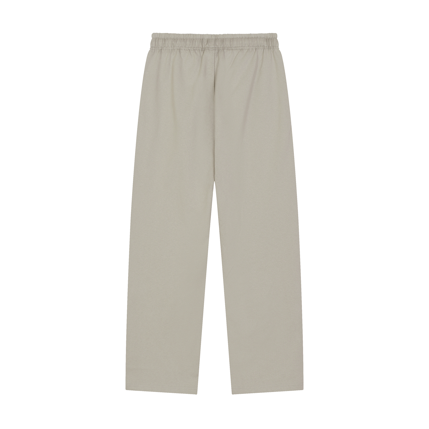 Storavio Solid Color Straight-Leg Sweatpants (Oat Gray)