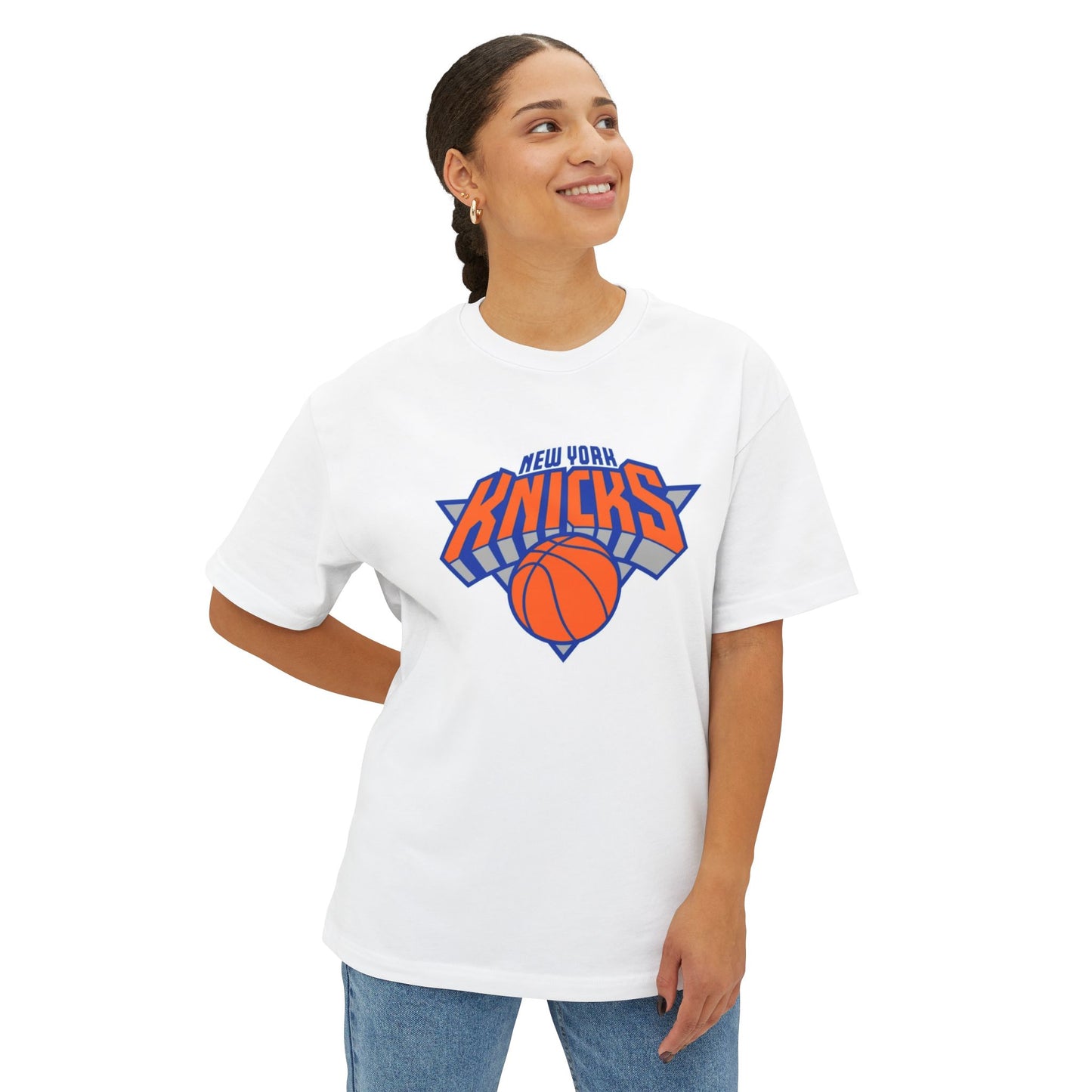 Knicks Logo T- shirt / New York Basketball Graphic T-Shirt