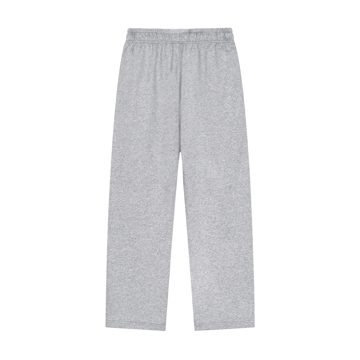 Storavio Solid Color Straight-Leg Sweatpants (Oat Gray)