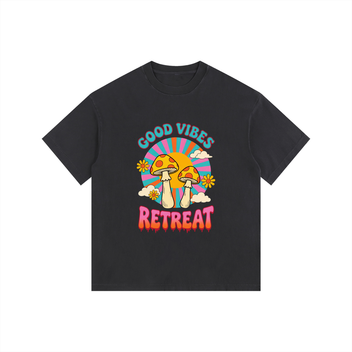 Vintage Washed Oversized Cotton T-Shirt