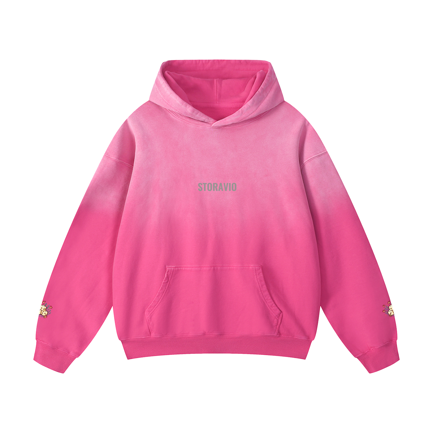 Storavio Heavyweight Sun-Fade Oversized Hoodie