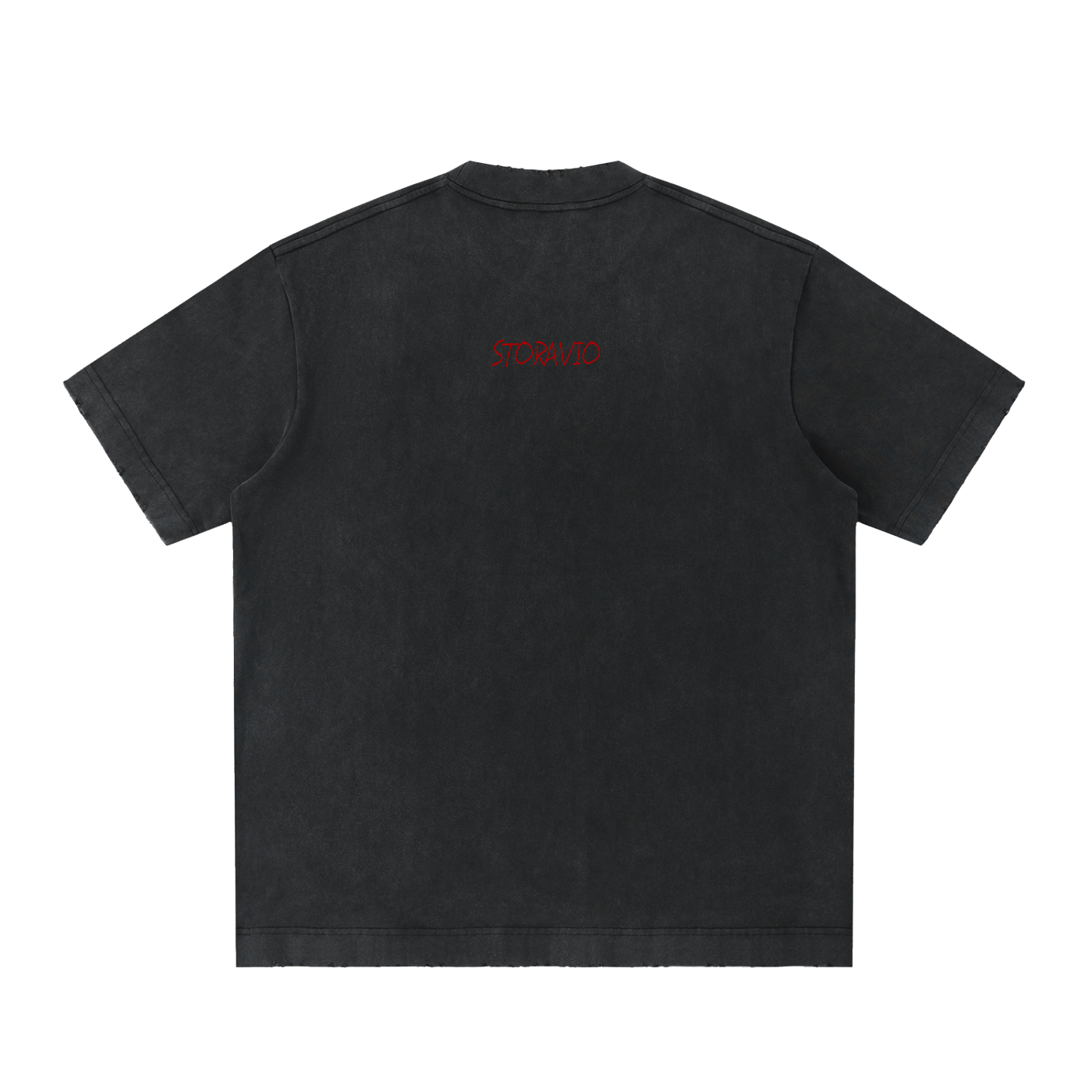 Heavyweight Vintage Washed Frayed T-Shirt