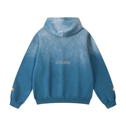 Storavio Heavyweight Sun-Fade Oversized Hoodie