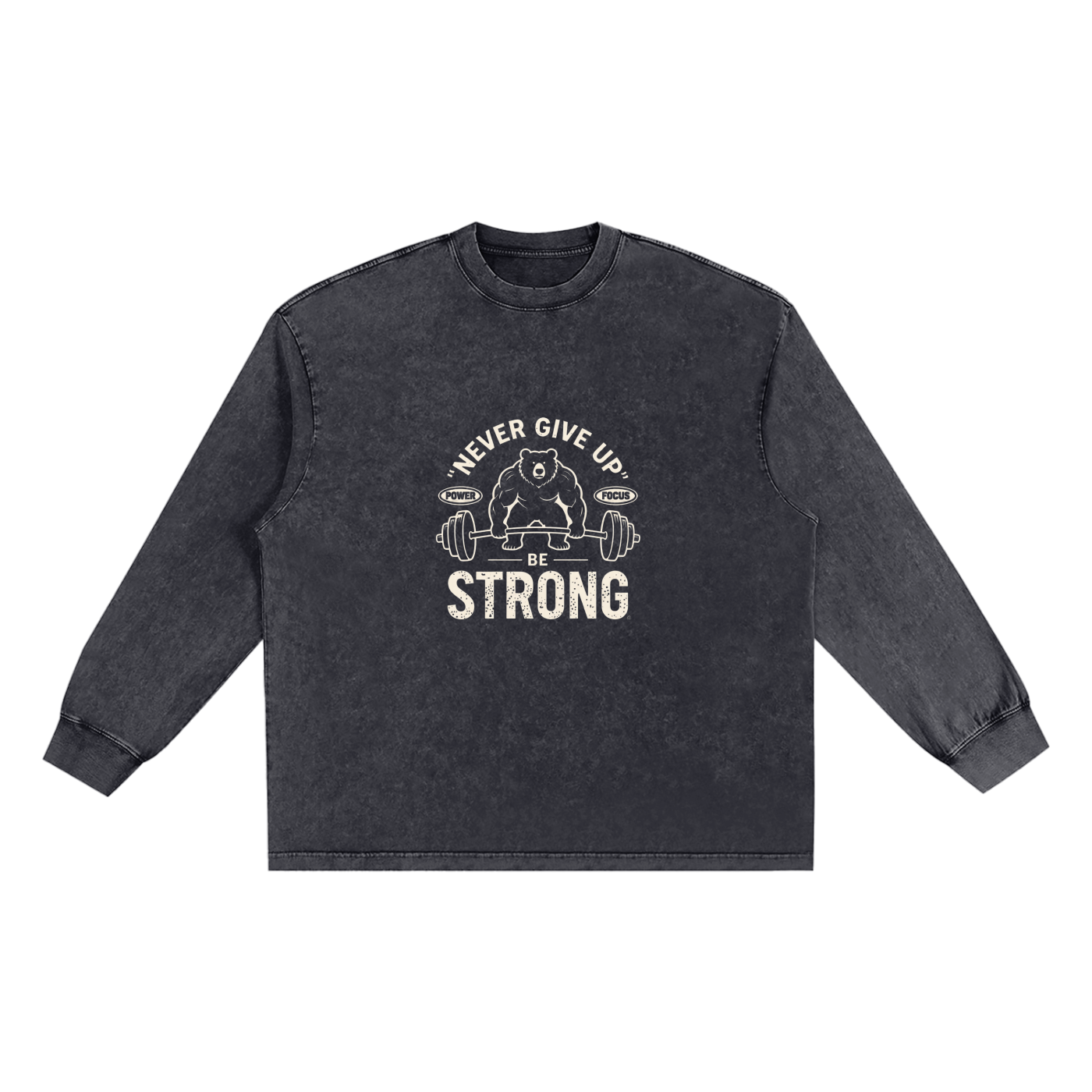 Snow Washed Frayed Edge T-Shirt