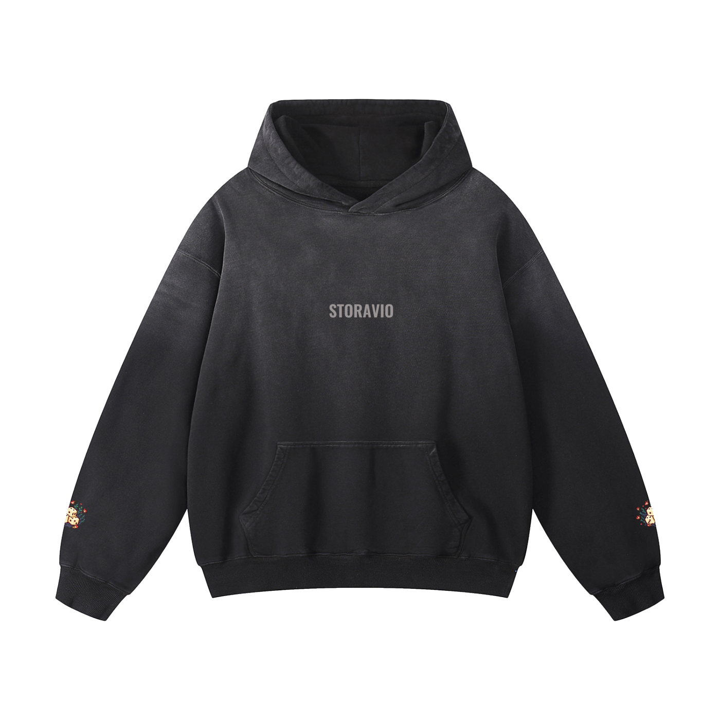 Storavio Heavyweight Sun-Fade Oversized Hoodie