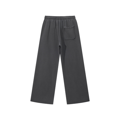 Storavio Snow Washed Raw Edge Sweatpants