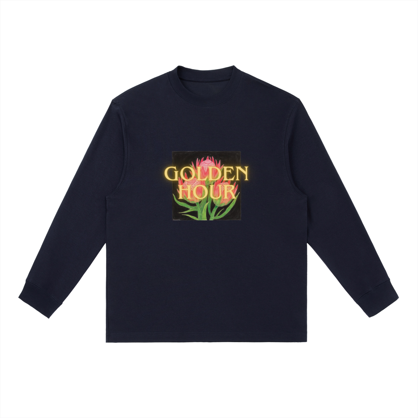 golden hour Crewneck Long-Sleeve T-Shirt