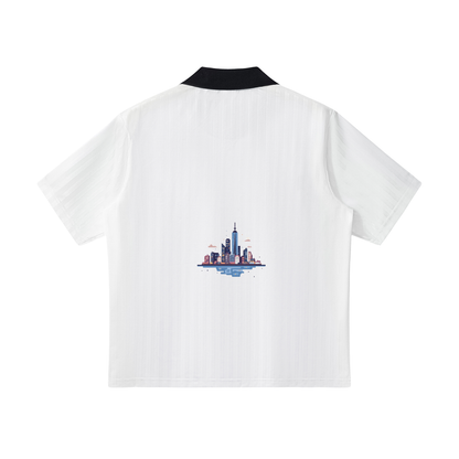 new york Striped Soccer Jersey