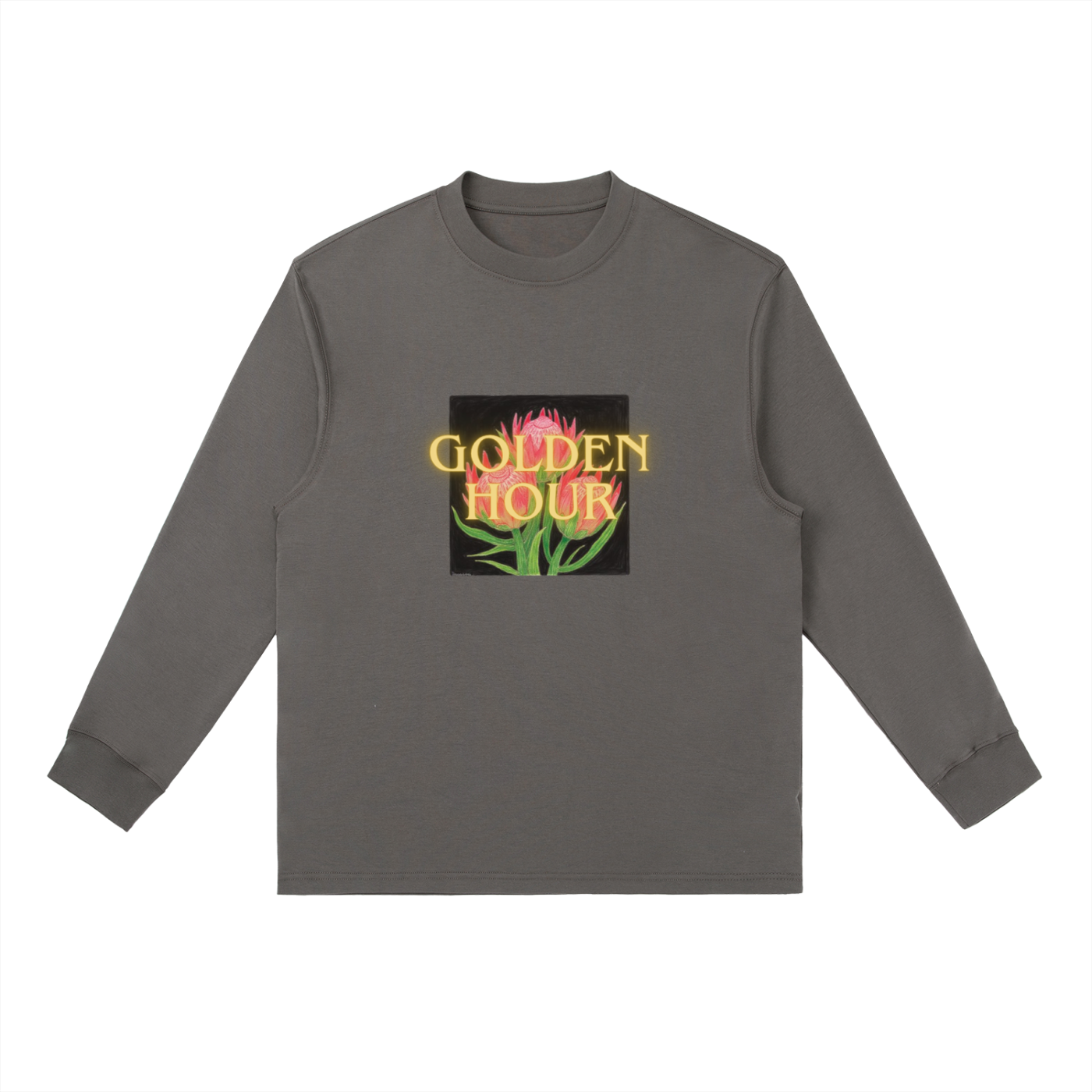 golden hour Crewneck Long-Sleeve T-Shirt
