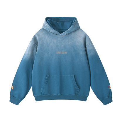 Storavio Heavyweight Sun-Fade Oversized Hoodie