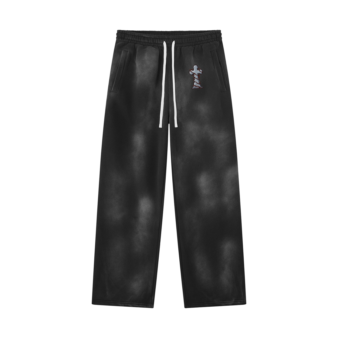 Unisex Sunfade Washed Fleece Cargo Pants