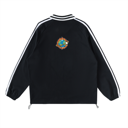 Storavio Earth Flames Collar Sweatshirt