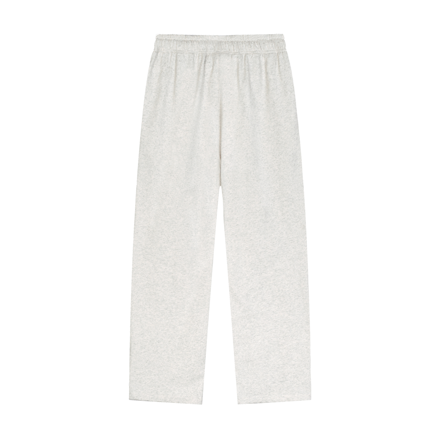 Storavio Solid Color Straight-Leg Sweatpants (Oat Gray)