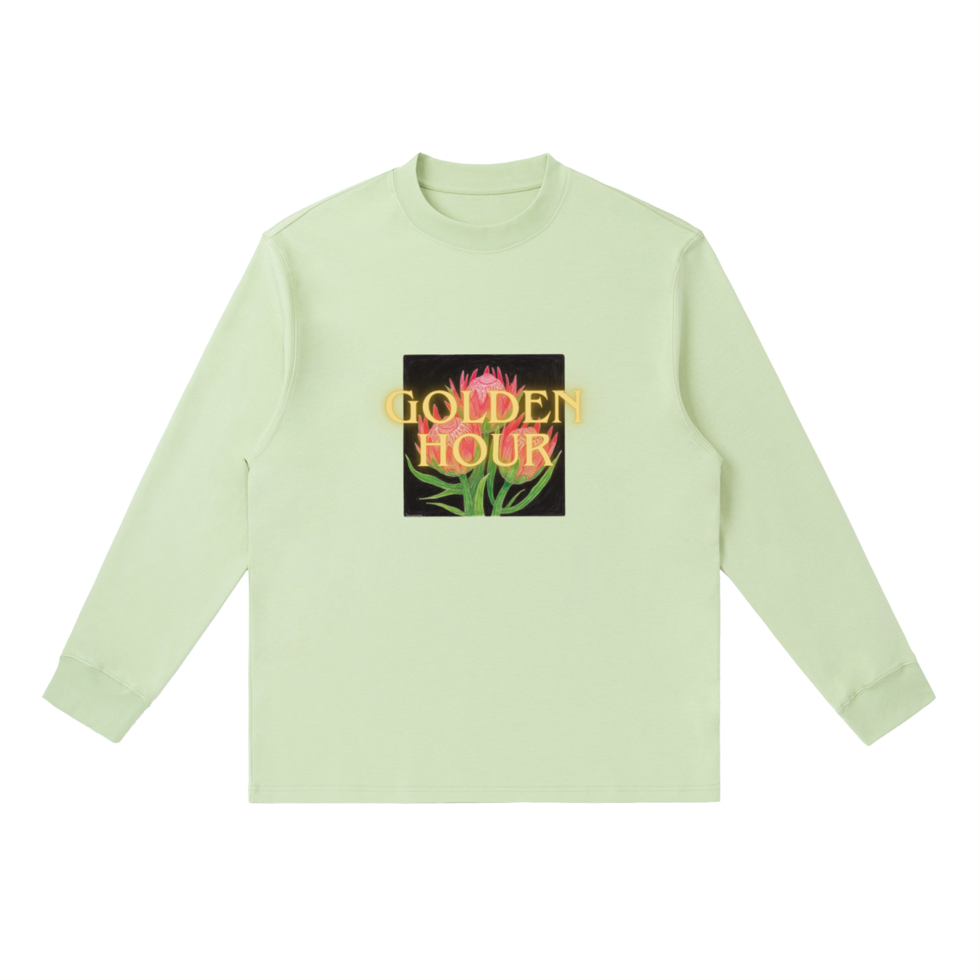 golden hour Crewneck Long-Sleeve T-Shirt