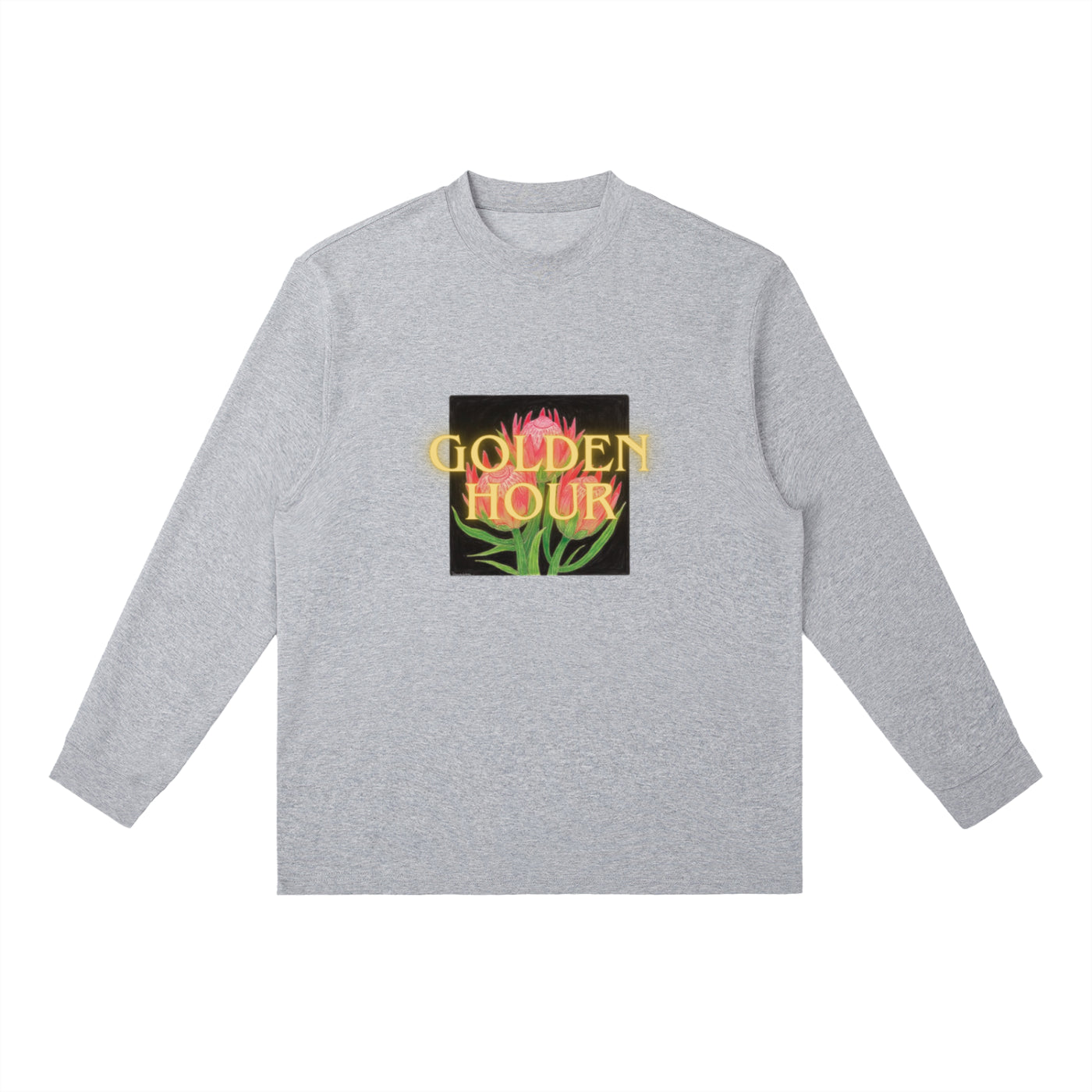 golden hour Crewneck Long-Sleeve T-Shirt