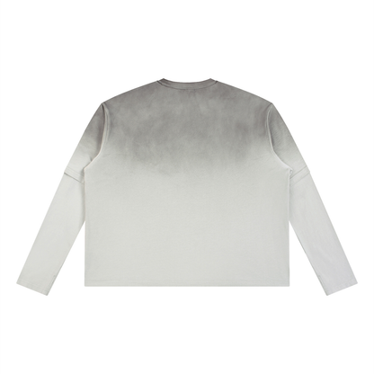 Storavio Unisex Vintage Wash Layered T-Shirt