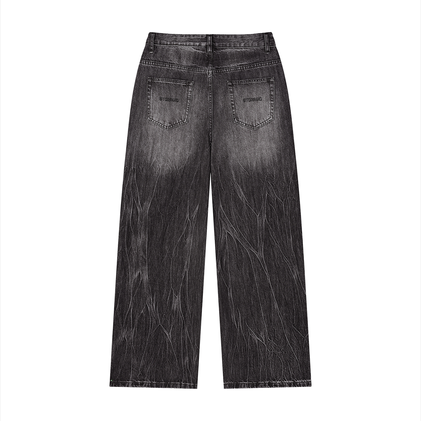 Storavio Vintage Wash Wide Leg Jeans