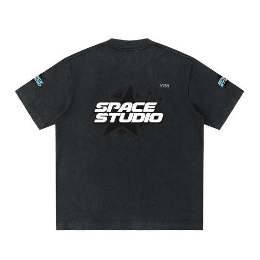 Storavio Space Studio Frayed T-Shirt