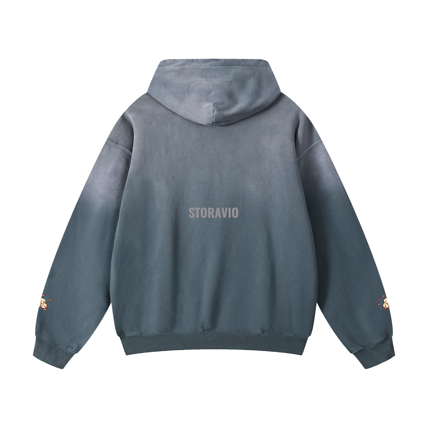 Storavio Heavyweight Sun-Fade Oversized Hoodie