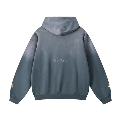 Storavio Heavyweight Sun-Fade Oversized Hoodie