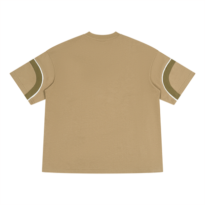 Storavio Unisex Color Block V-Neck T-Shirt