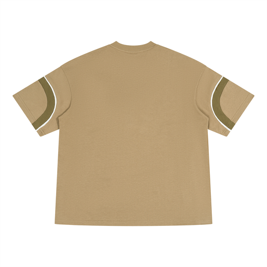 Storavio Unisex Color Block V-Neck T-Shirt