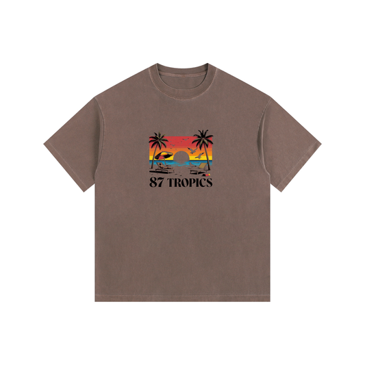Vintage Washed Oversized Cotton T-Shirt