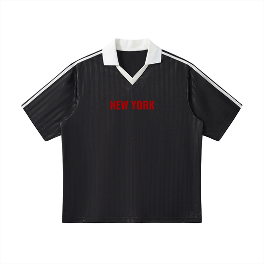 new york Striped Soccer Jersey