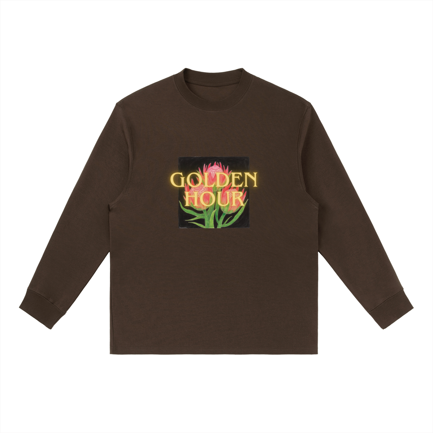 golden hour Crewneck Long-Sleeve T-Shirt