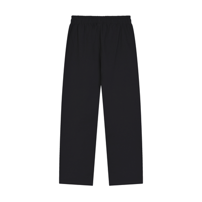 Storavio Solid Color Straight-Leg Sweatpants