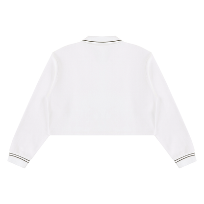 Storavio Women's Boxy Collared Sweatshirt