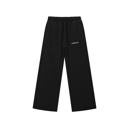 Storavio Snow Washed Raw Edge Sweatpants